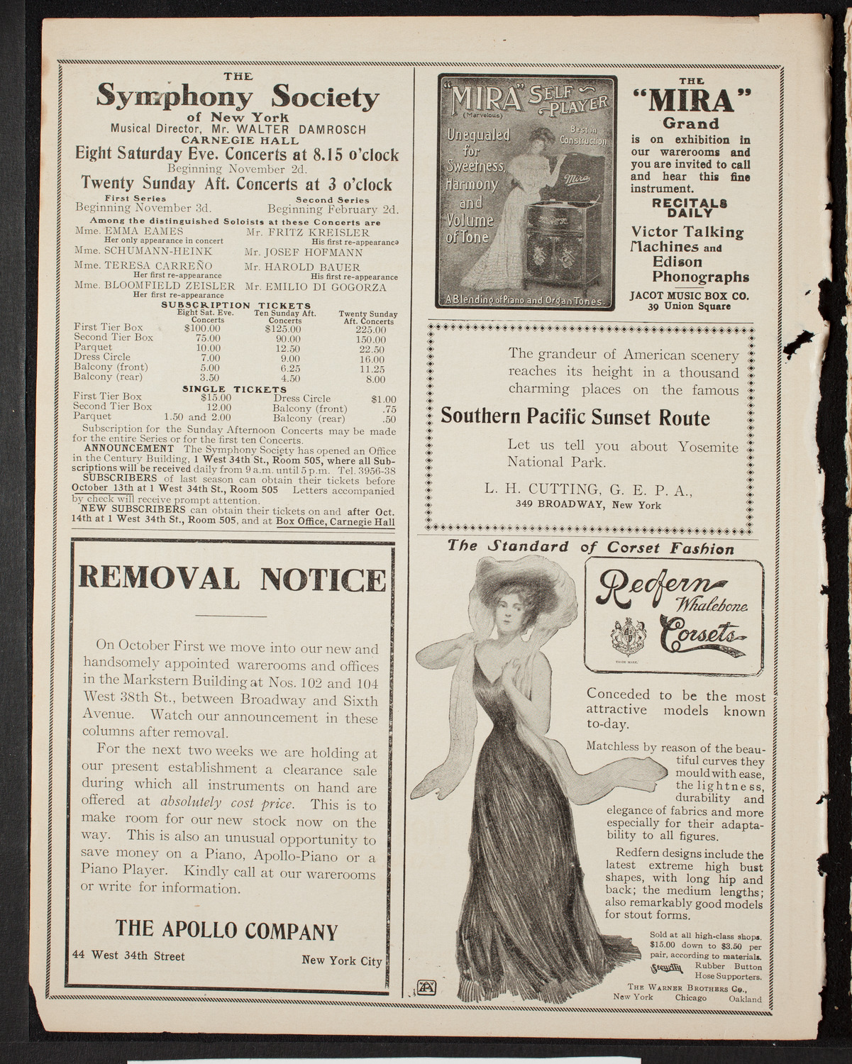 Meeting: Metropolitan Street Railway Association, October 5, 1907, program page 2