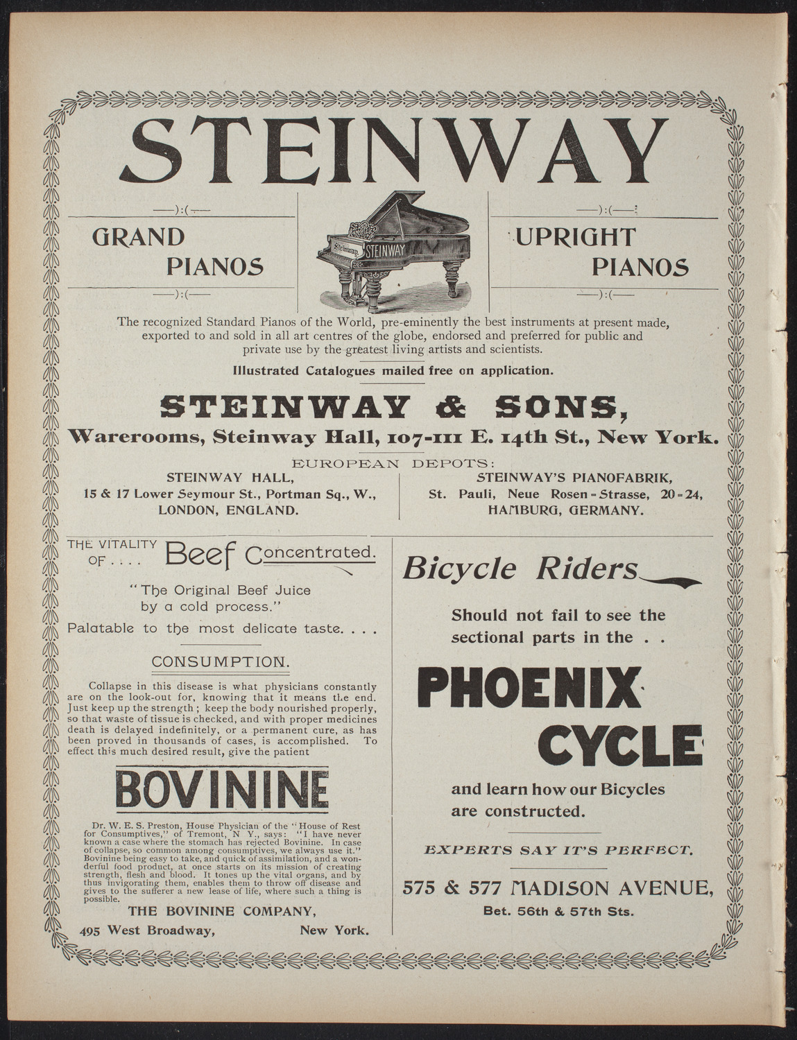 Trinity College Dramatic and Musical Organizations, April 28, 1897, program page 8