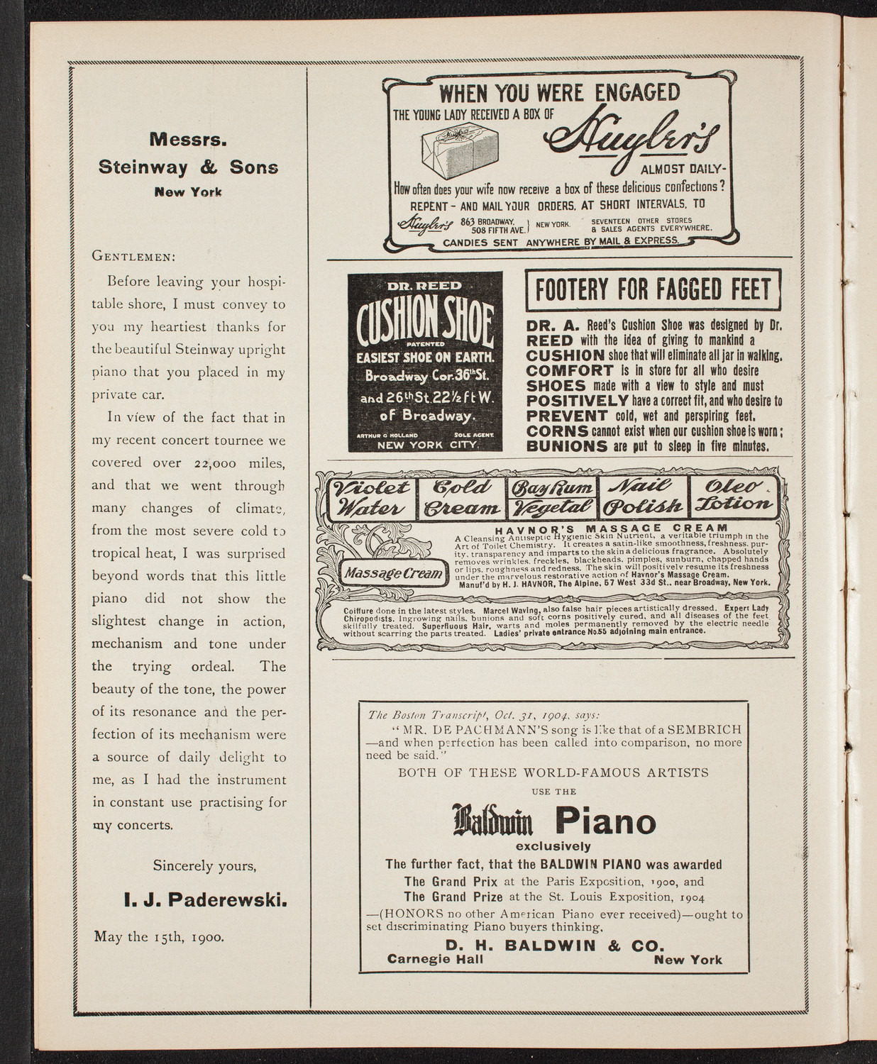 Symphony Concert for Young People, February 4, 1905, program page 4
