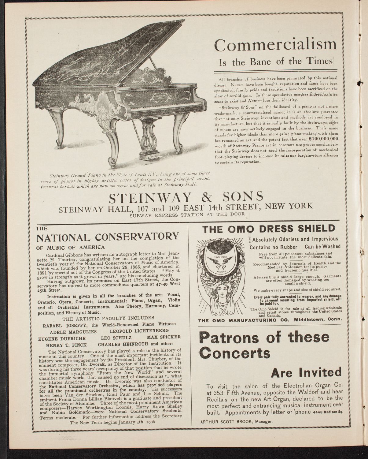 Emma Eames, Soprano, February 14, 1906, program page 4