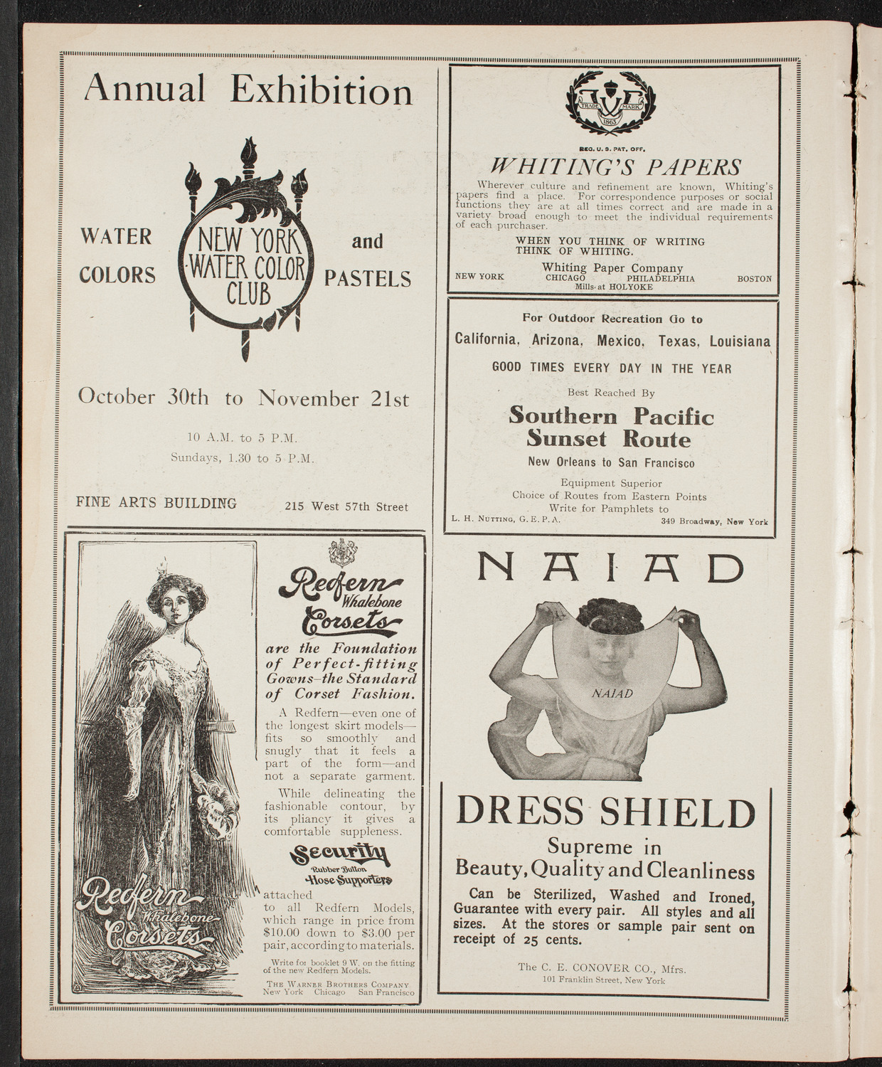 Johanna Gadski, Soprano, October 31, 1909, program page 2