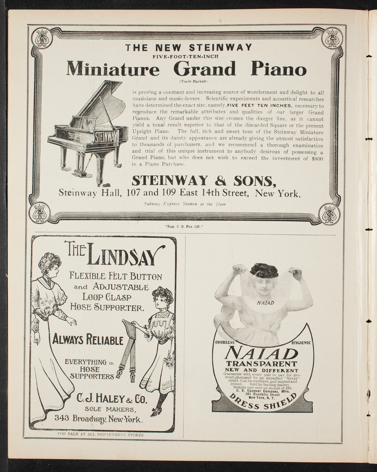 Oratorio Society of New York, April 16, 1908, program page 4