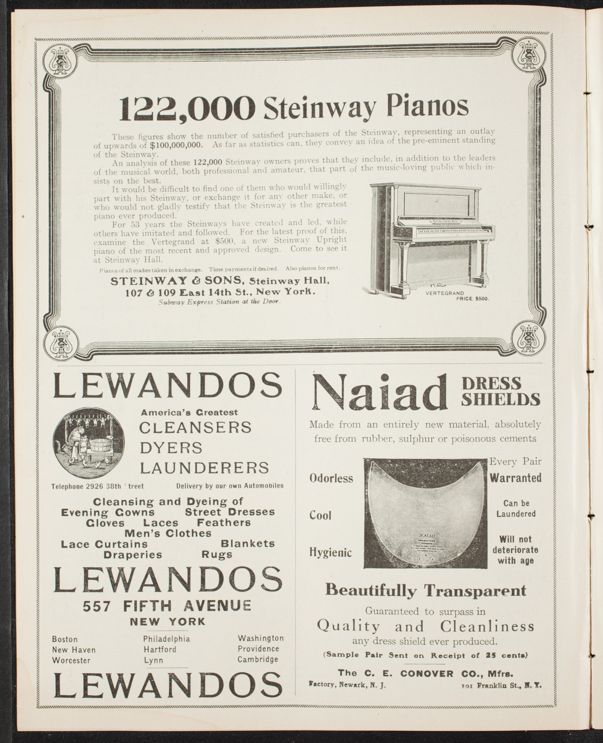 Symphony Concert for Young People, March 30, 1907, program page 4