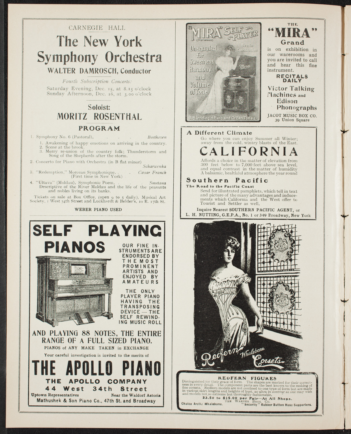 Musical Art Society of New York, December 13, 1906, program page 2