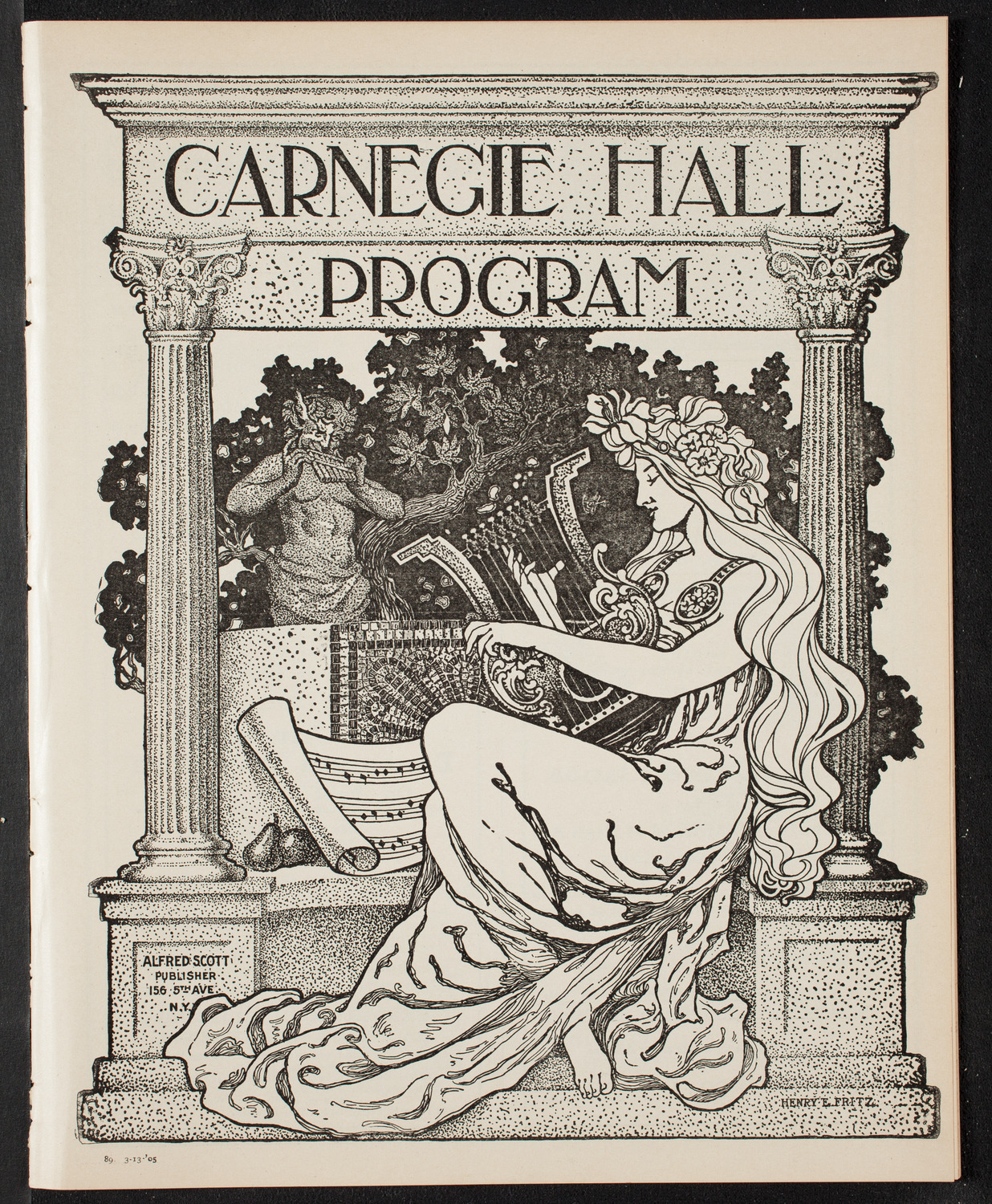 Benefit: Orthopedic Hospital, March 13, 1905, program page 1