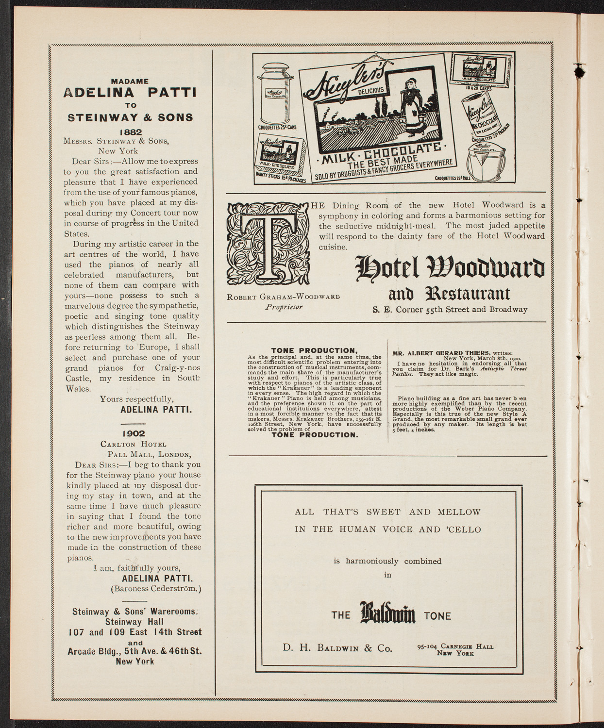 New York Symphony Orchestra, February 14, 1904, program page 4