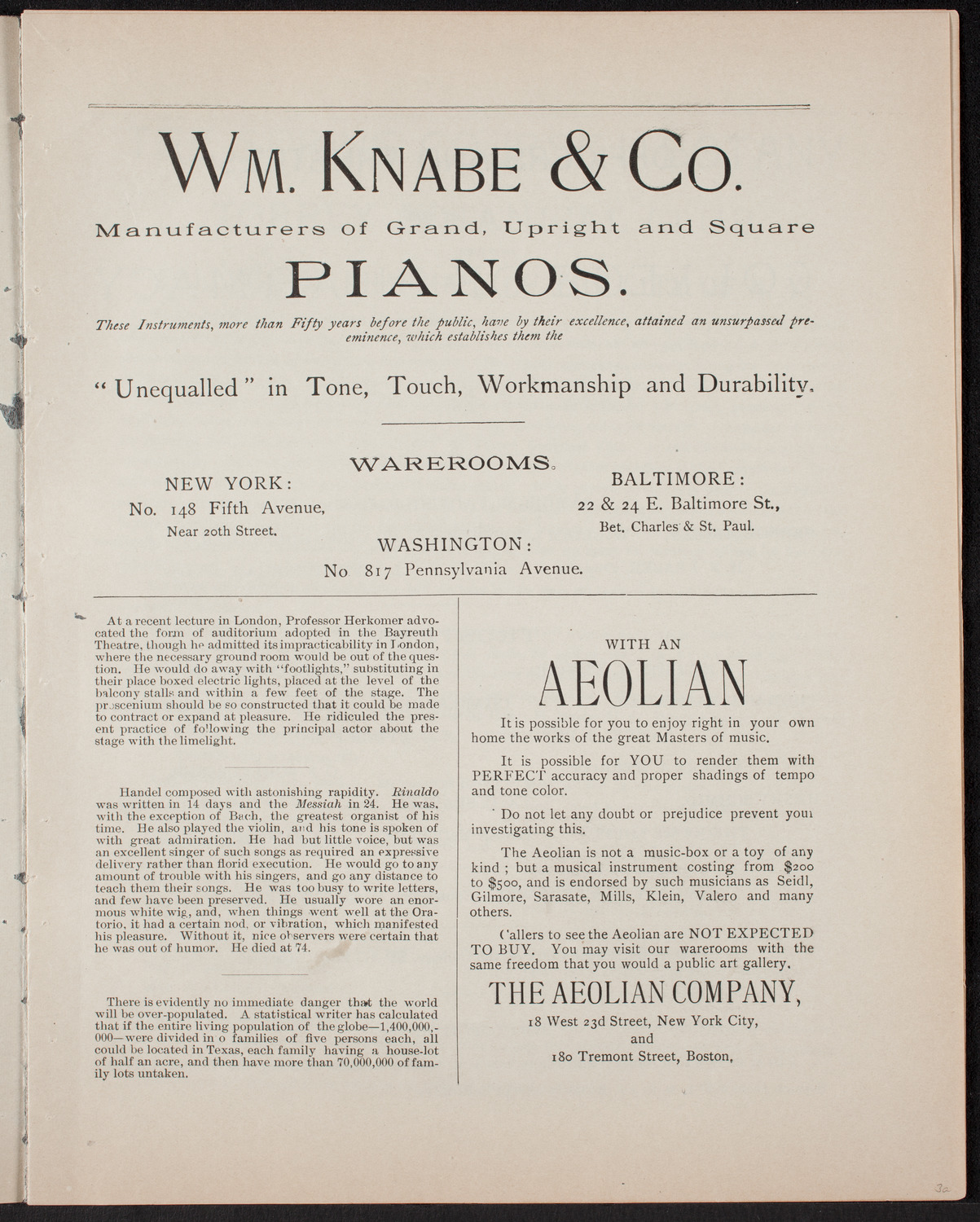 Graduation: College of Pharmacy of the City of New York, May 3, 1892, program page 3