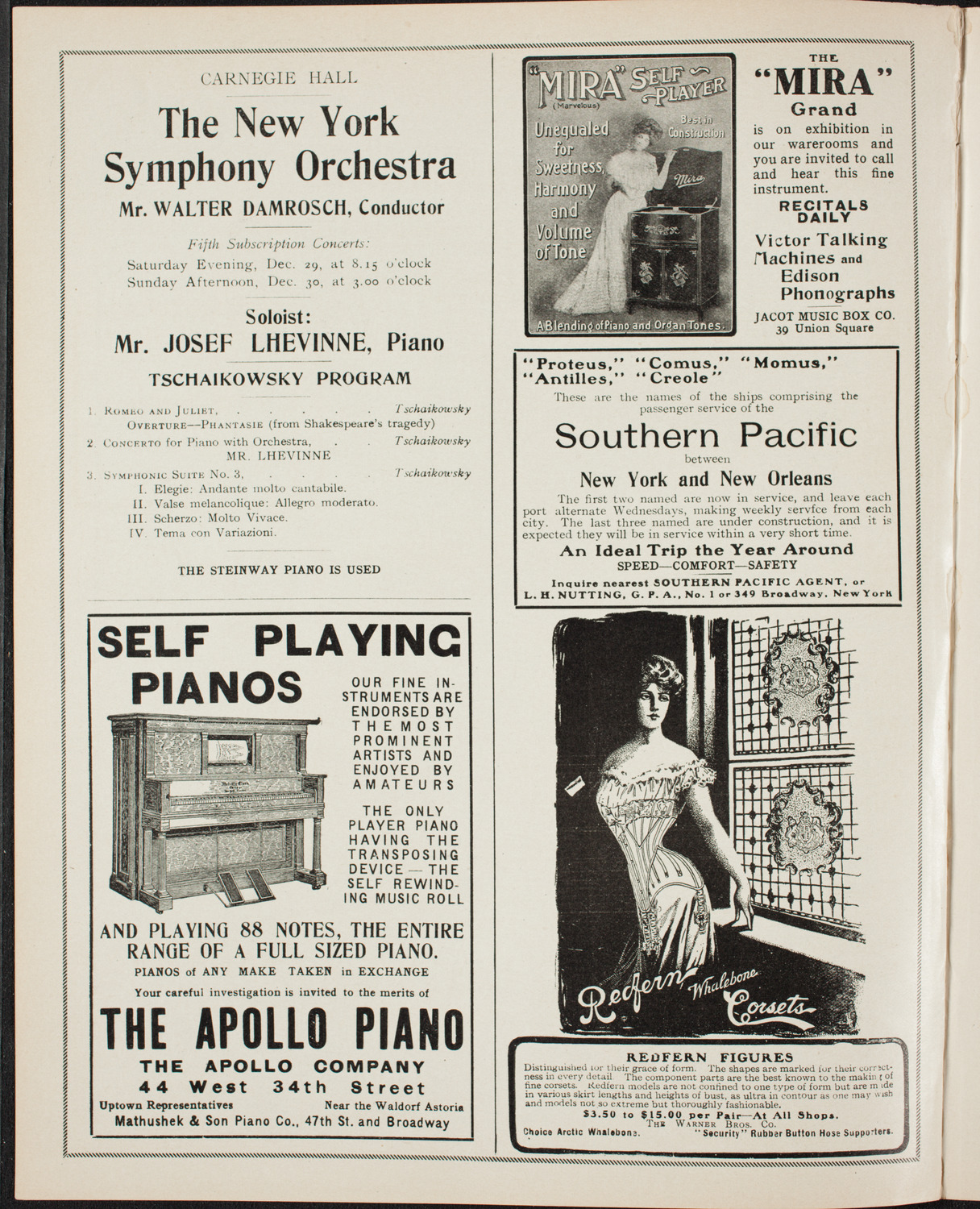 People's Symphony Concert, December 28, 1906, program page 2