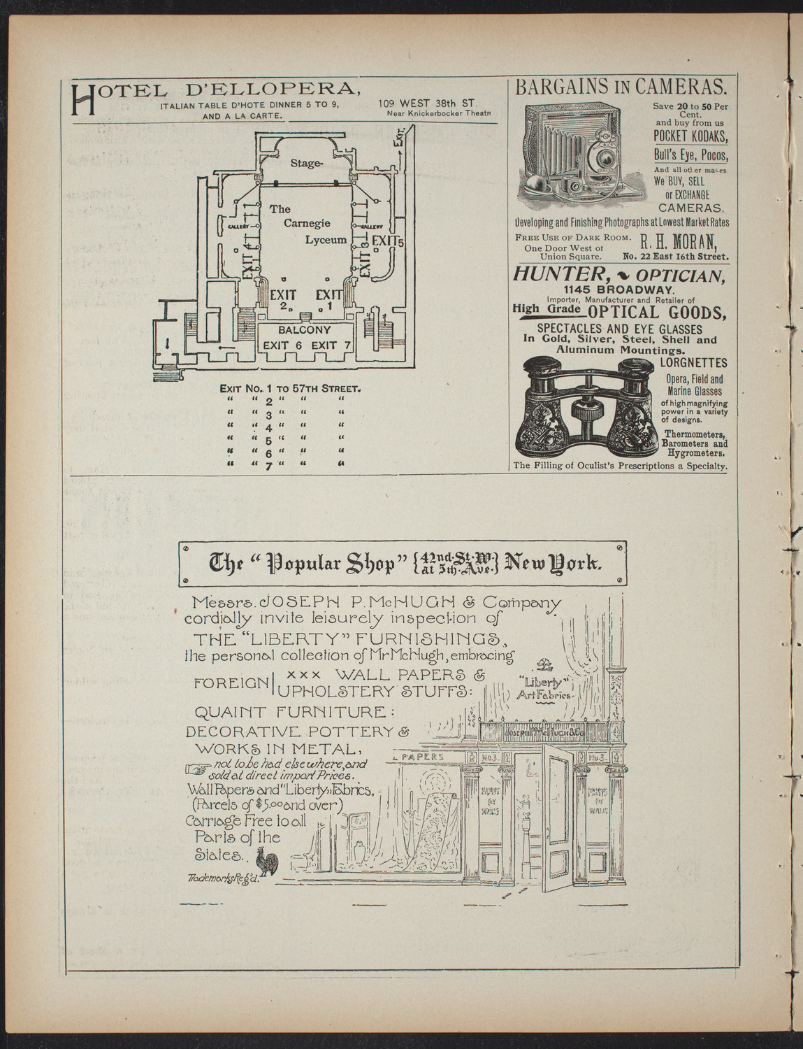 The Elkwood Club, March 1, 1897, program page 6