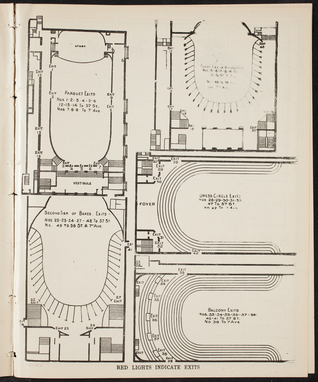 New York Philharmonic, January 21, 1910, program page 11