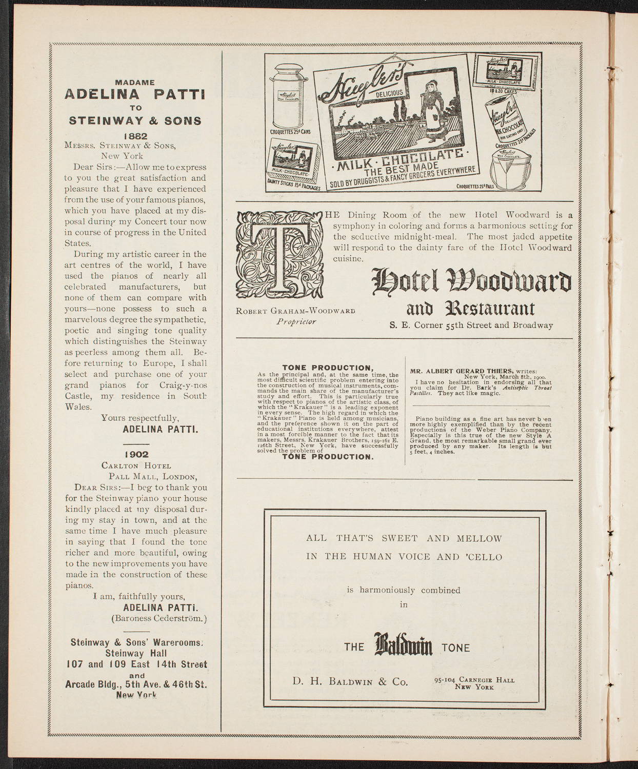 New York Philharmonic, February 16, 1904, program page 4