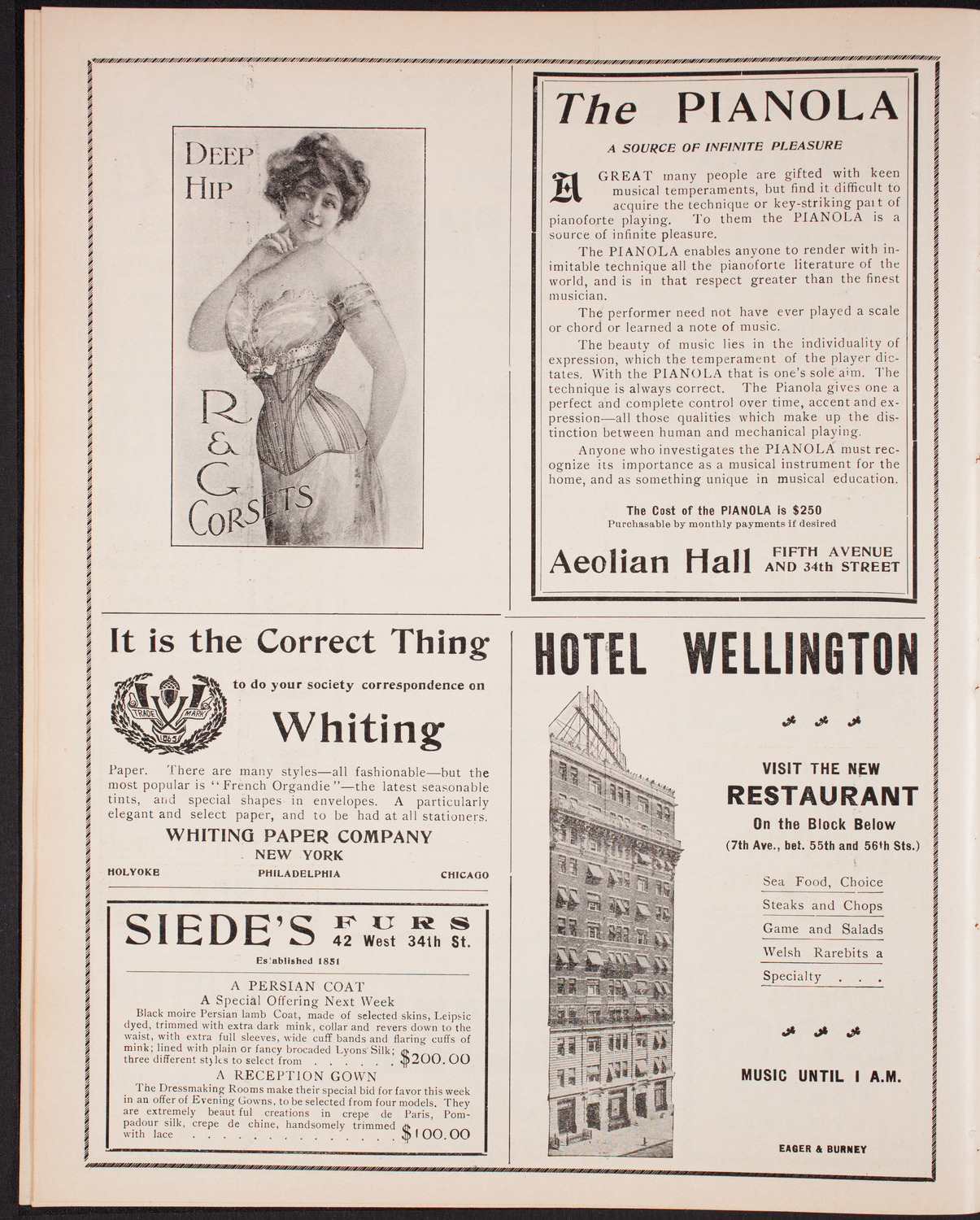 New York Philharmonic, November 14, 1902, program page 6