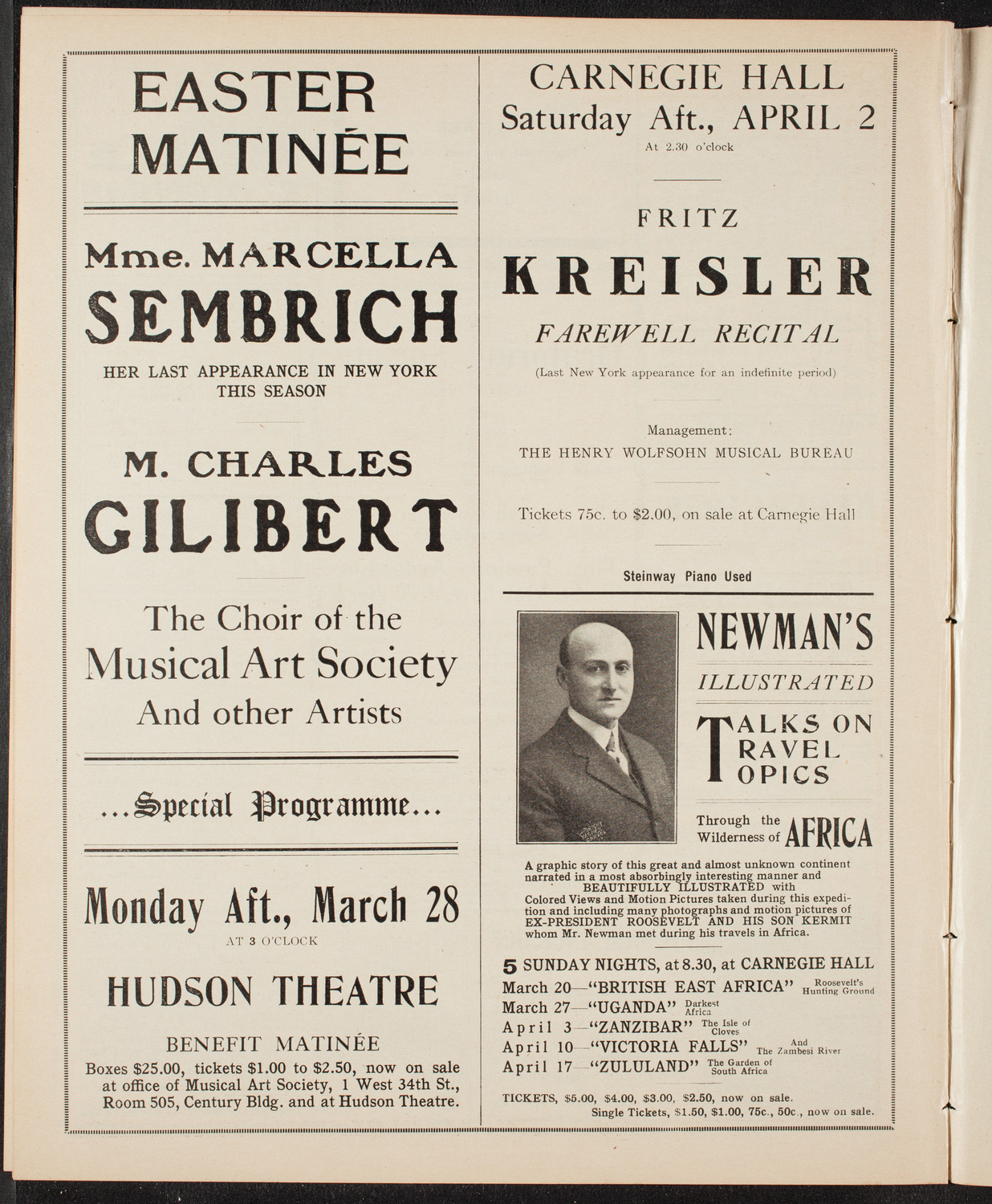 Symphony Concert for Young People, March 19, 1910, program page 10