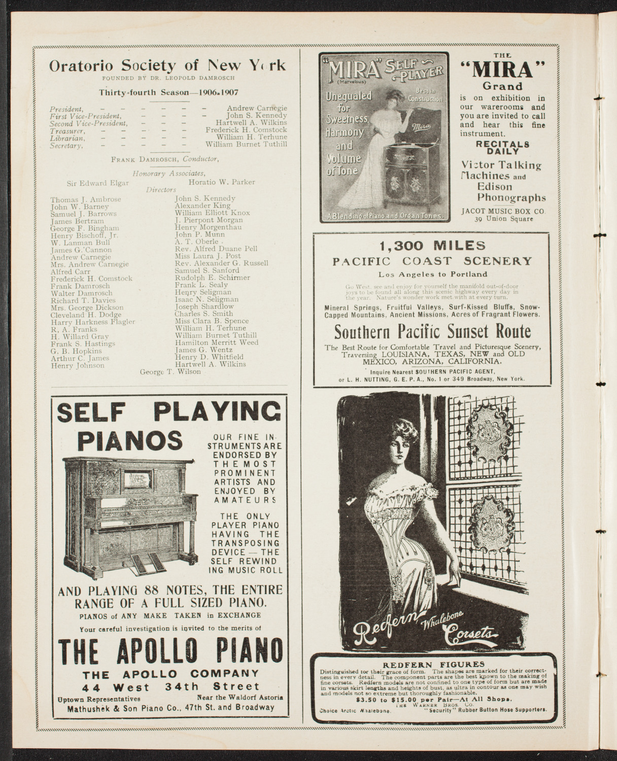 Gaelic Society: Feis Ceoil Agus Seanachas, April 7, 1907, program page 2