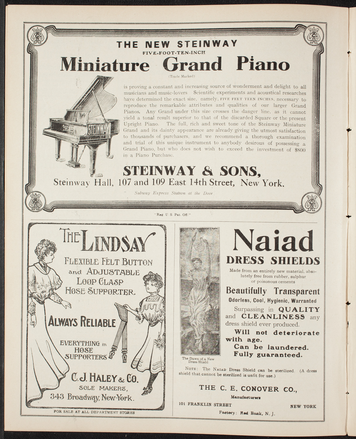 The Civic Forum, February 25, 1908, program page 4