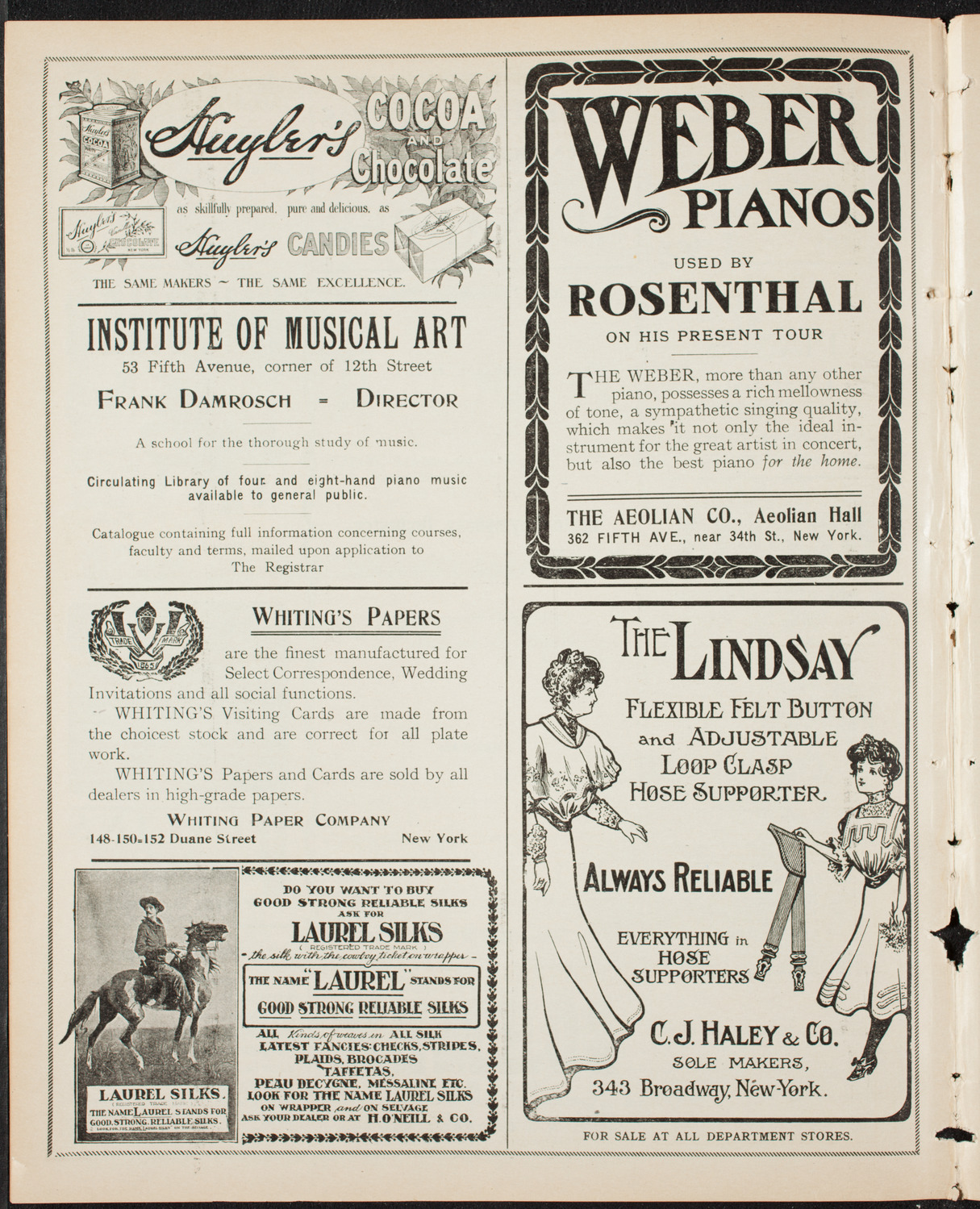 Boston Symphony Orchestra, January 12, 1907, program page 6