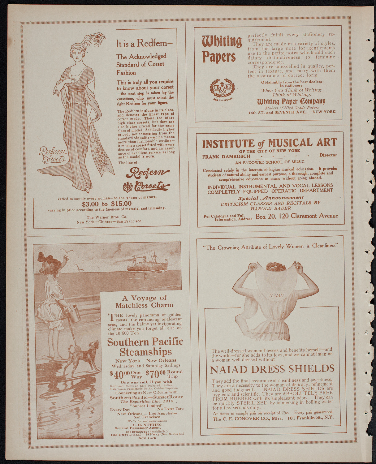 Musical Art Society of New York, December 16, 1913, program page 2