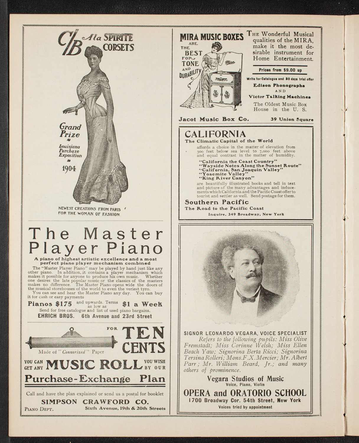 Boston Symphony Orchestra, January 13, 1906, program page 8