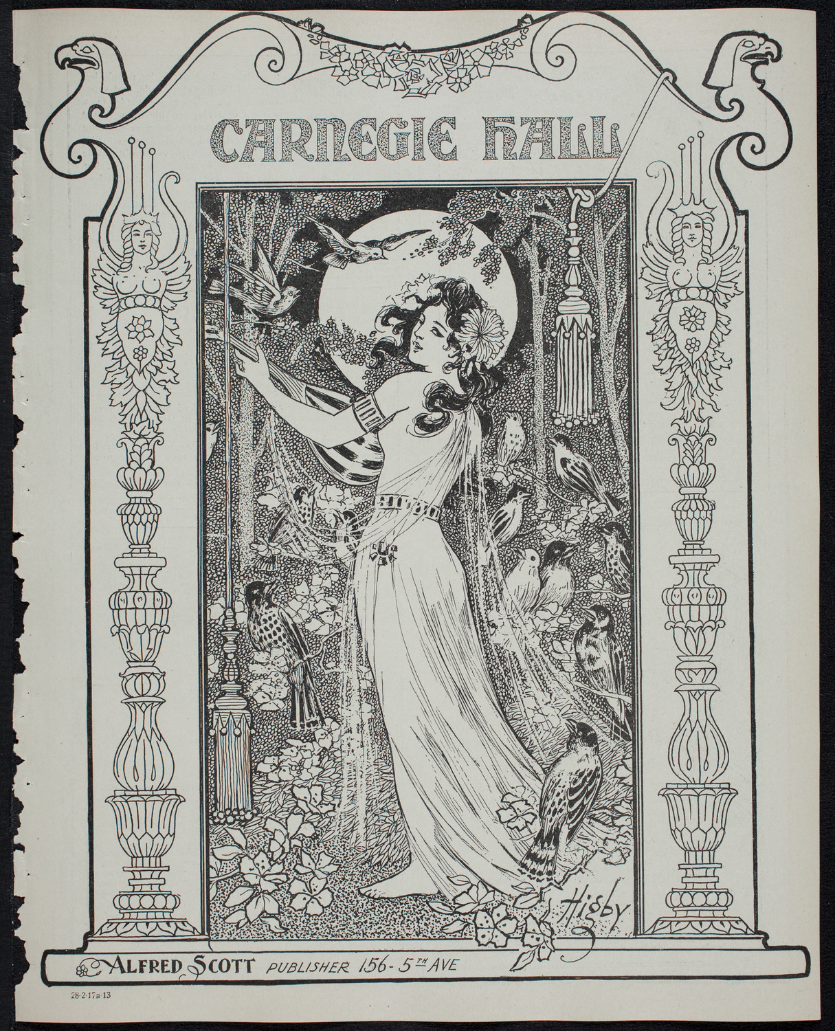 Burton Holmes Travelogue: Panama, February 17, 1913, program page 1