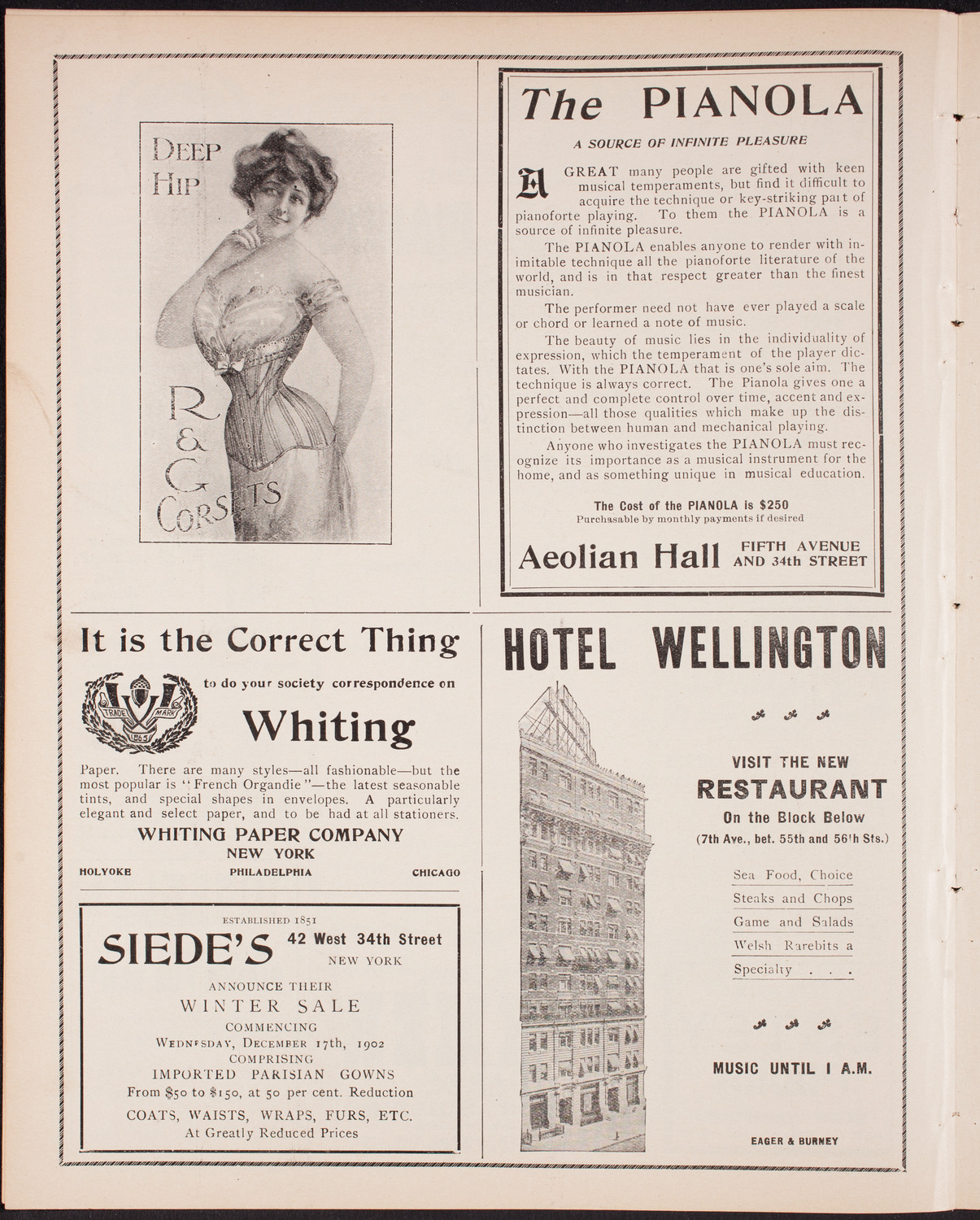 Musical Art Society of New York, December 18, 1902, program page 6