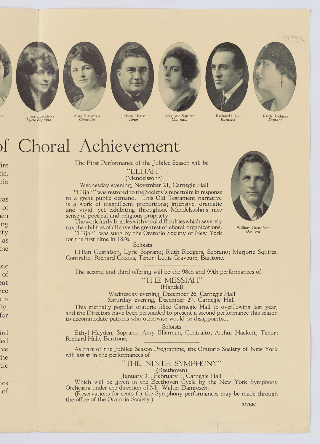 Oratorio Society of New York, 1923-1924