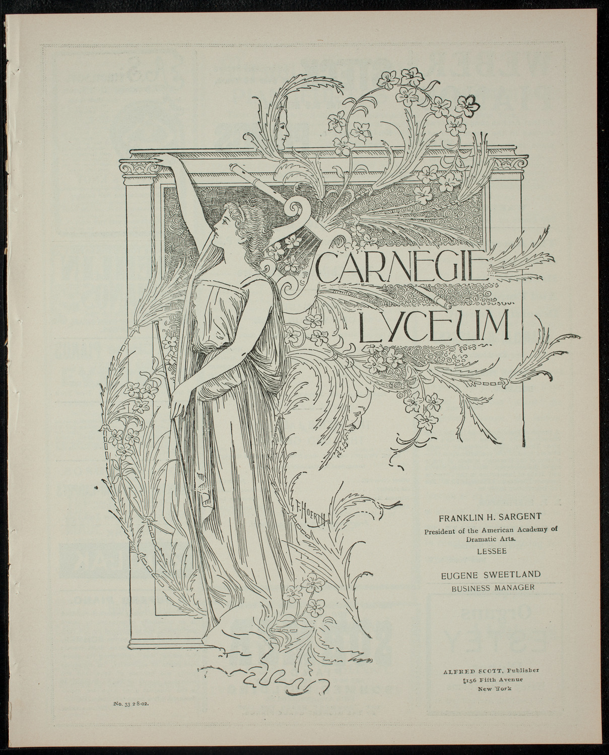 The Children's Theatre, February 8, 1902, program page 1