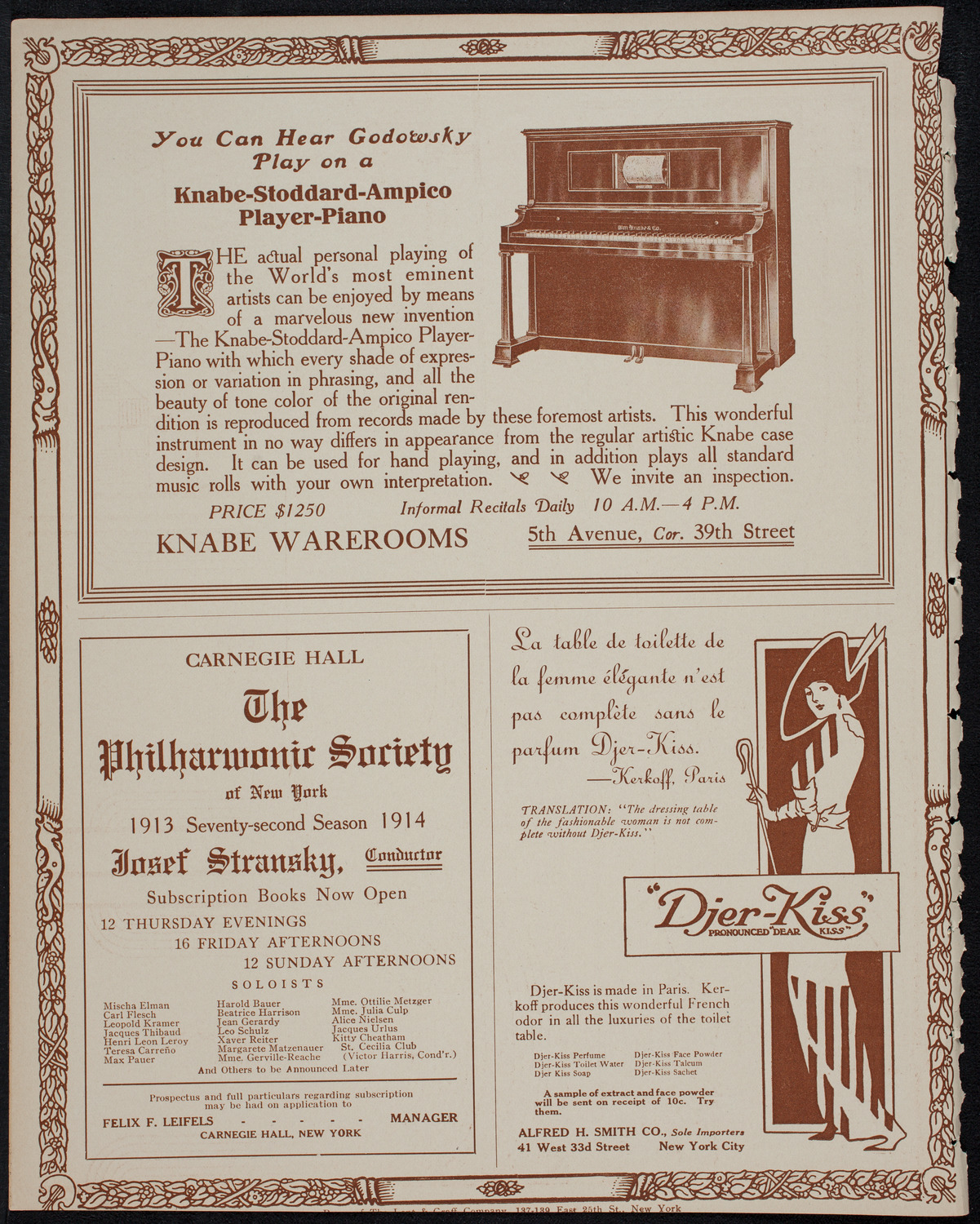 Verdi Centenary Festival, October 19, 1913, program page 12