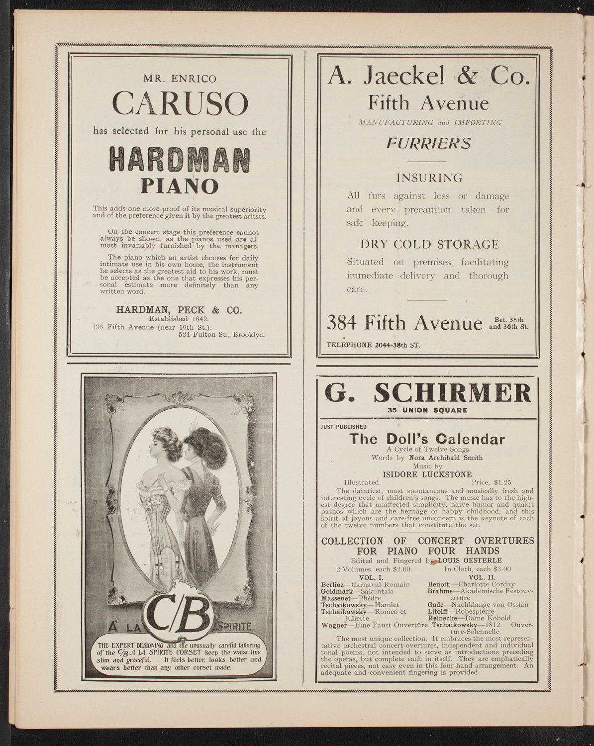 Burton Holmes Travelogue: More About Paris, March 14, 1909, program page 8