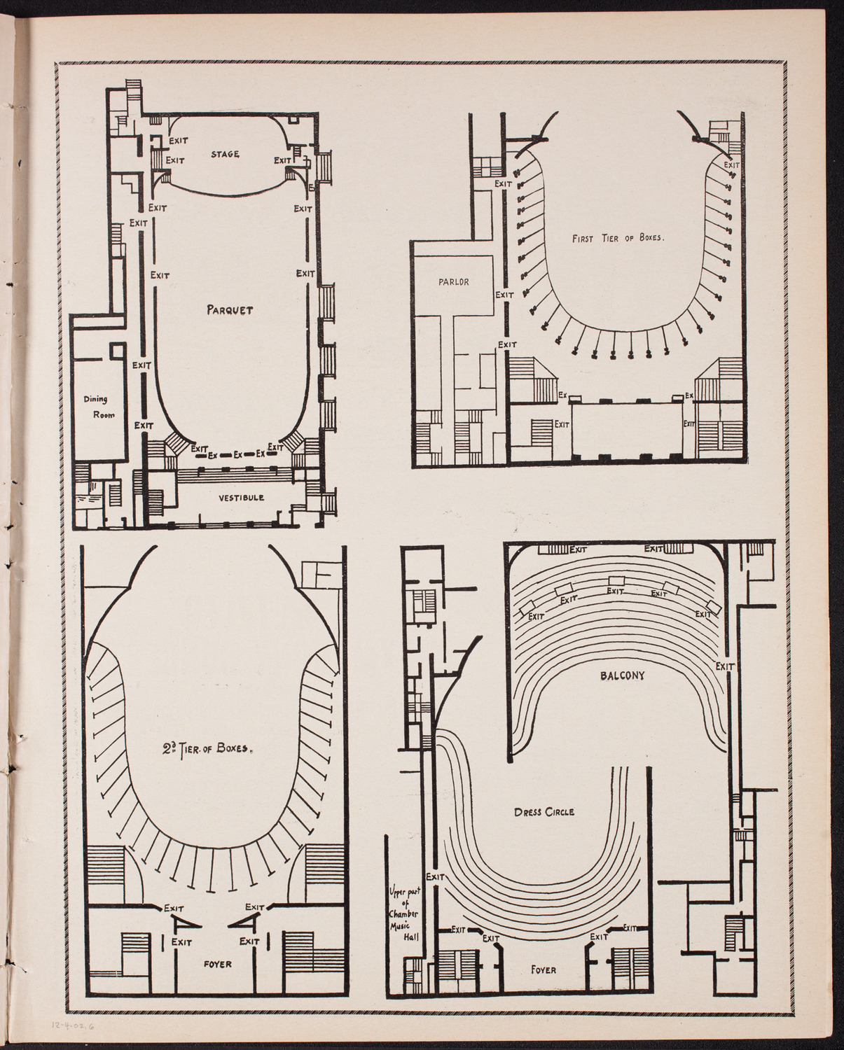 New York Banks' Glee Club, December 4, 1902, program page 11