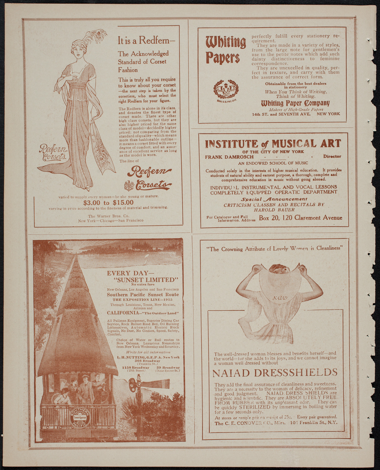 Fritz Kreisler, Violin, November 18, 1913, program page 2