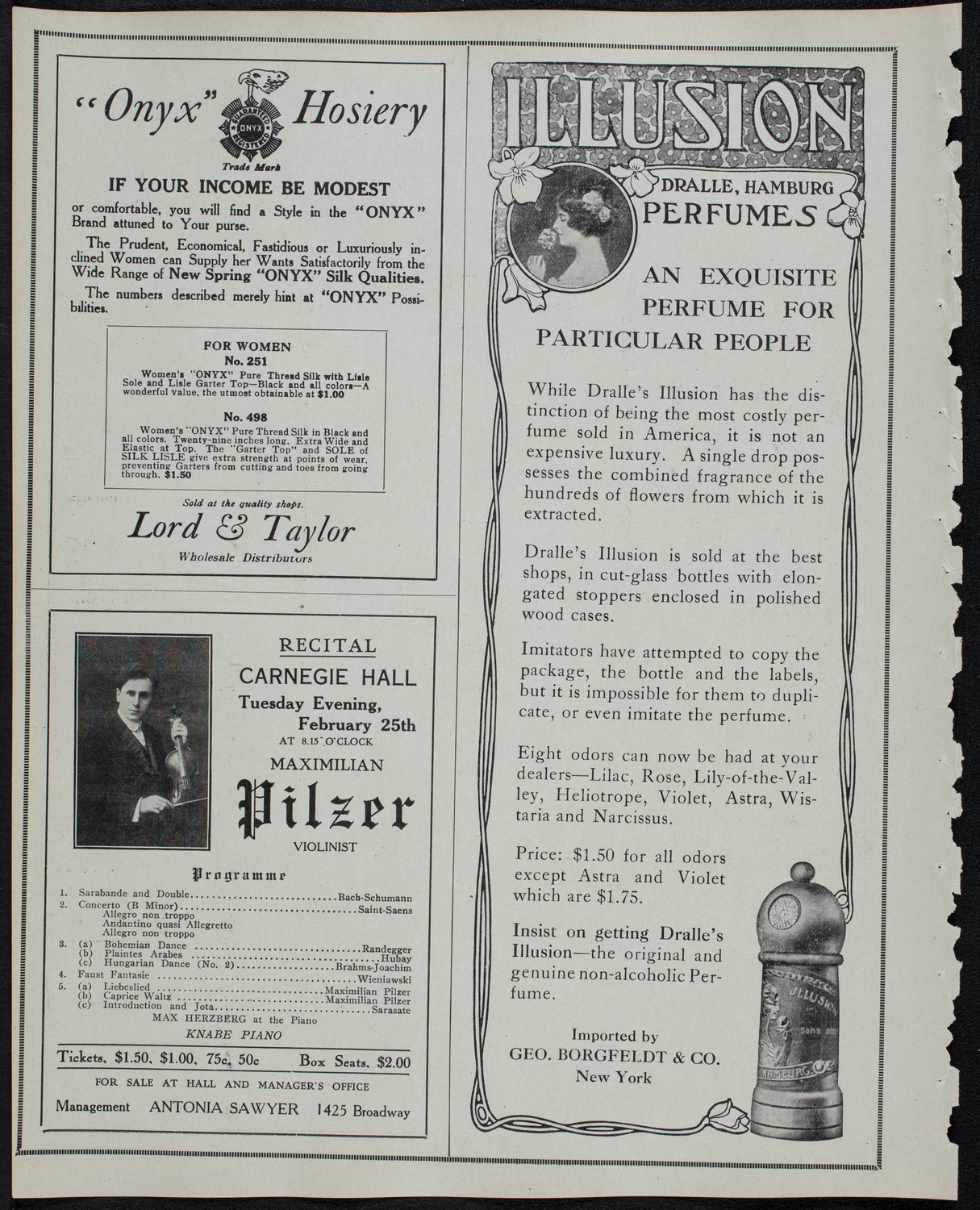 Volpe Symphony Society of New York, February 18, 1913, program page 8