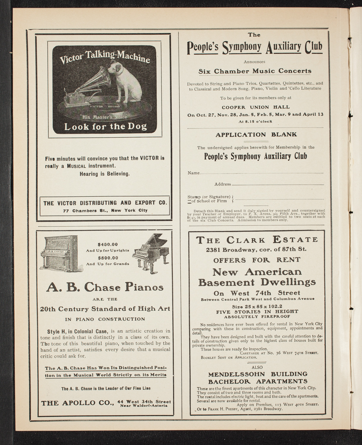 Gaelic Society Annual Concert, April 23, 1905, program page 2