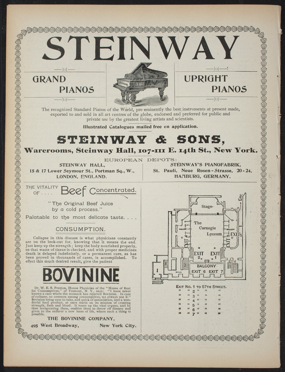 Lillian Gibbs Boyd, February 2, 1897, program page 8