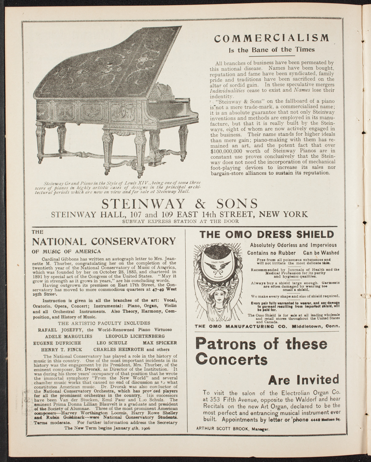 Russian Symphony Society of New York, March 17, 1906, program page 4