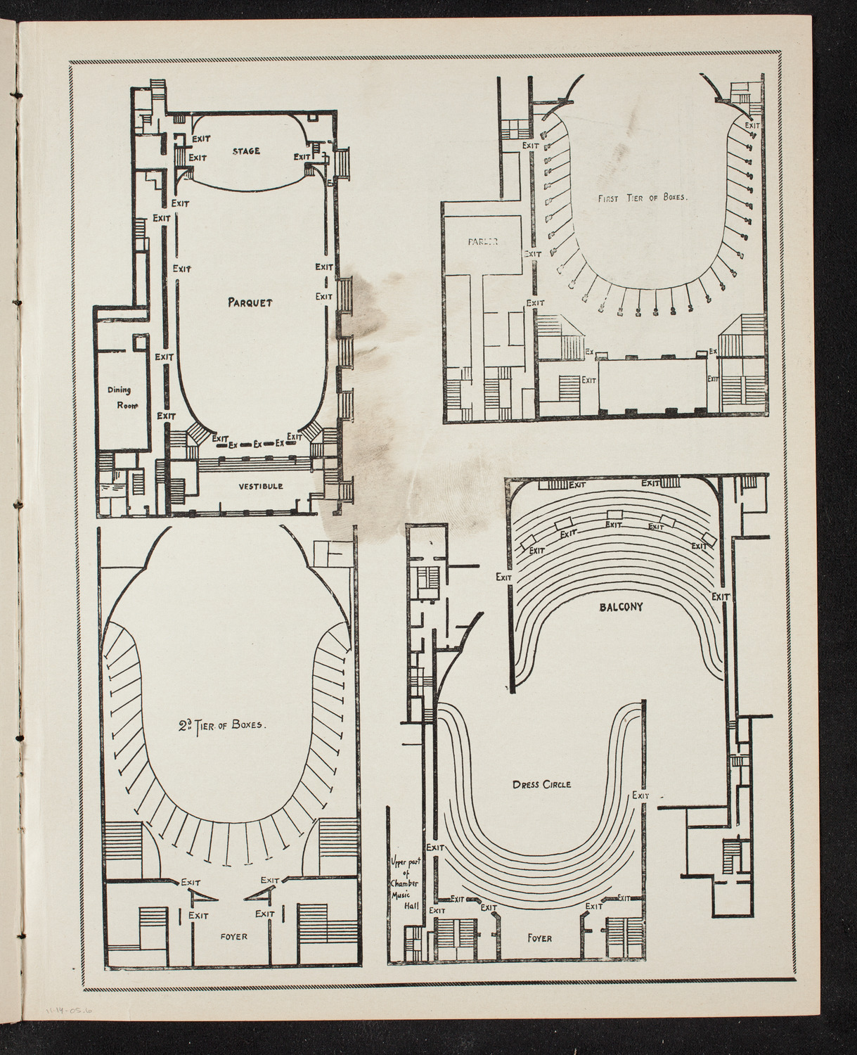 Marcella Sembrich, Soprano, November 14, 1905, program page 11