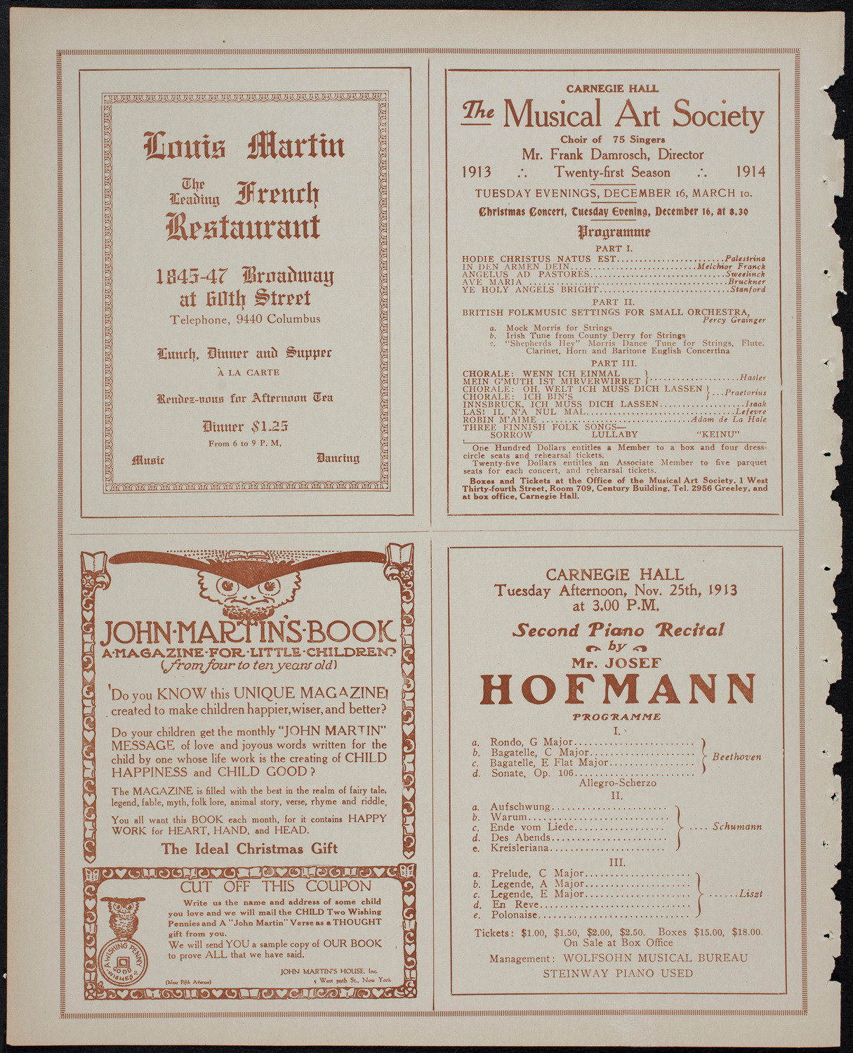 Elmendorf Lecture: Eastern India, November 17, 1913, program page 8