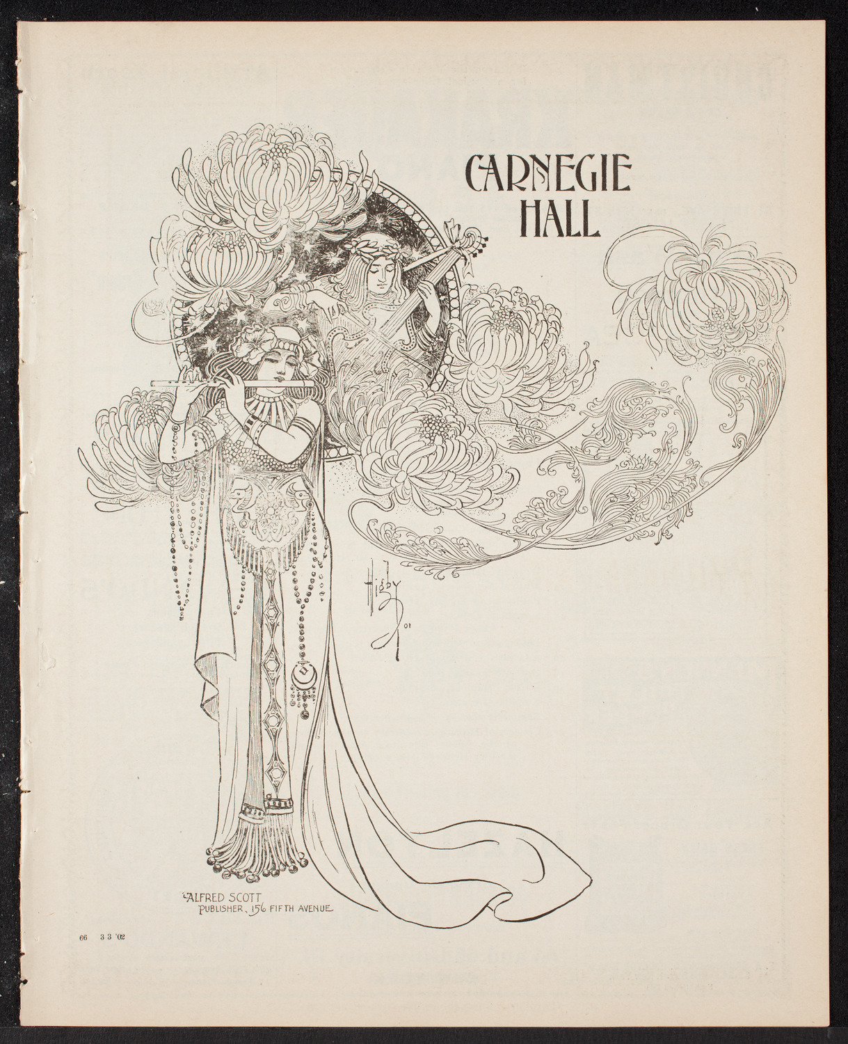 Charity Concert by Orchestra of the Second Imperial Sailors' Division, March 3, 1902, program page 1