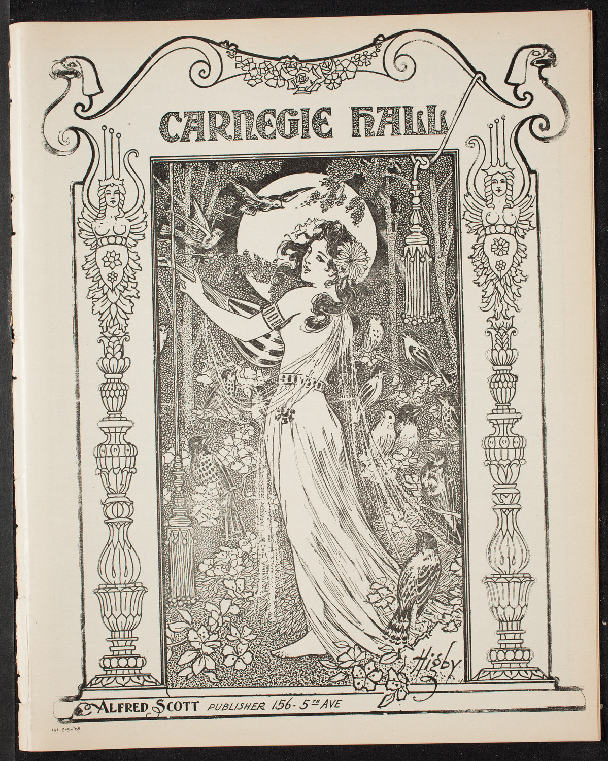 The Civic Forum, May 5, 1908, program page 1