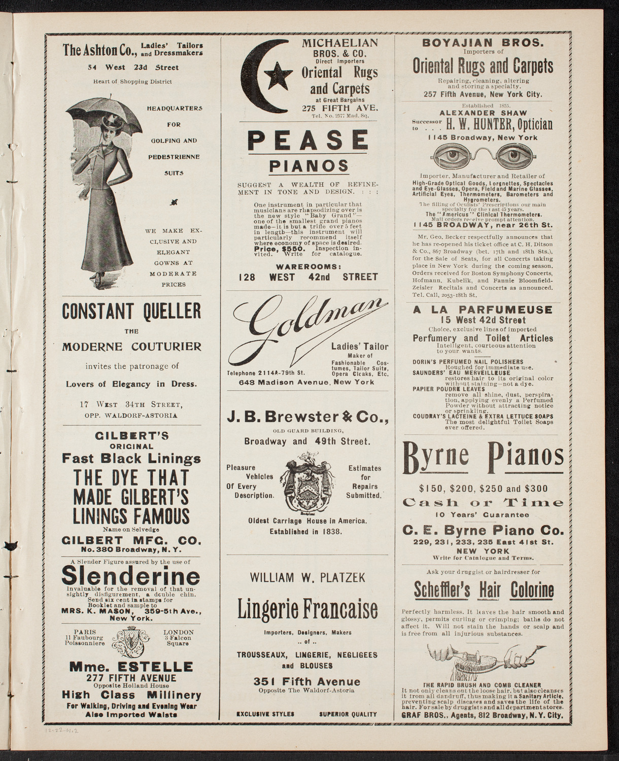 New York Festival Chorus, December 22, 1901, program page 3