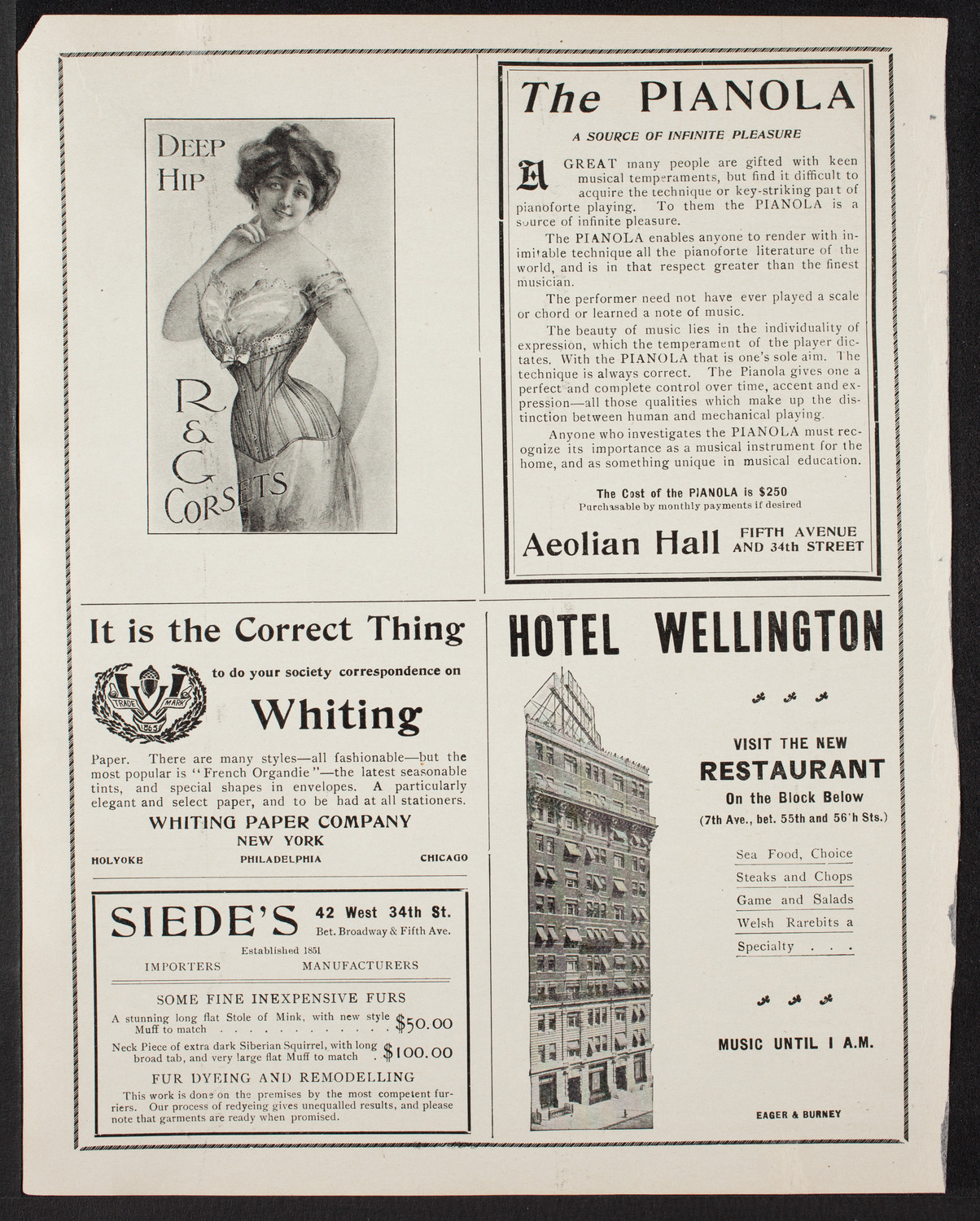 Philadelphia Orchestra, November 26, 1902, program page 6