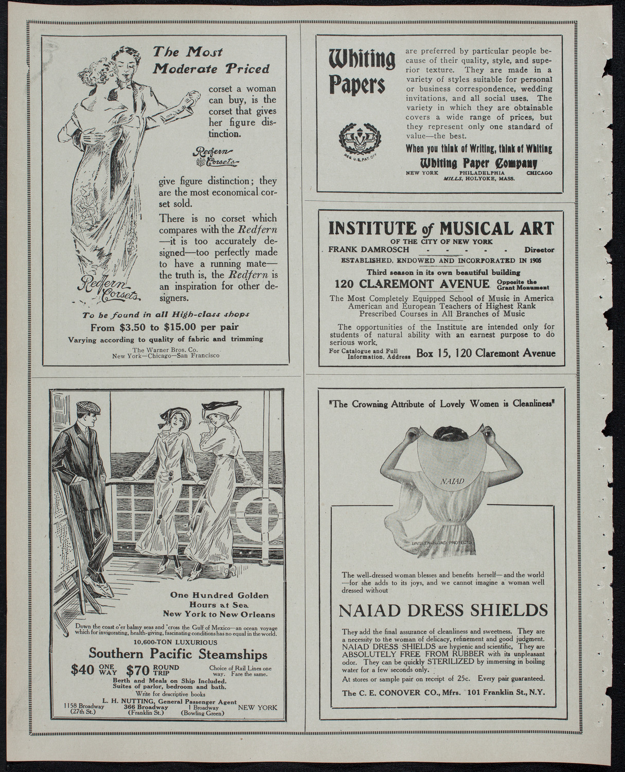 Burton Holmes Travelogue: Panama, February 16, 1913, program page 2