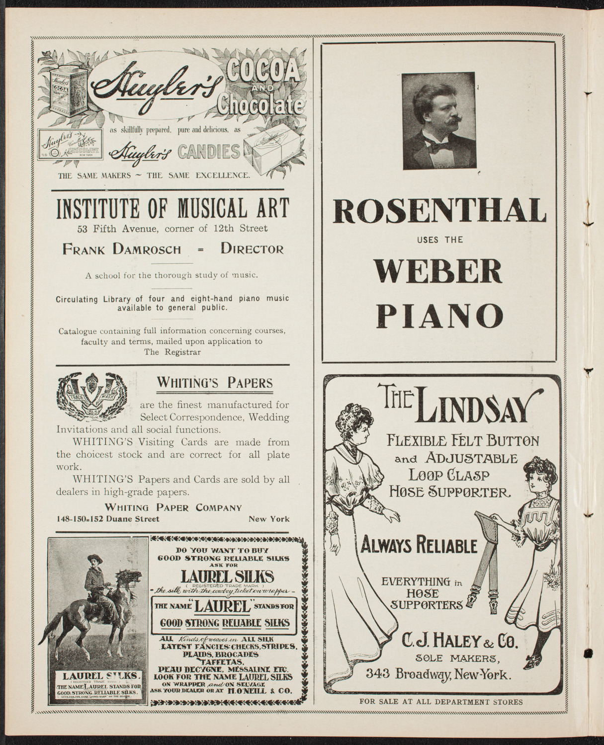 New York Symphony Orchestra, December 16, 1906, program page 6