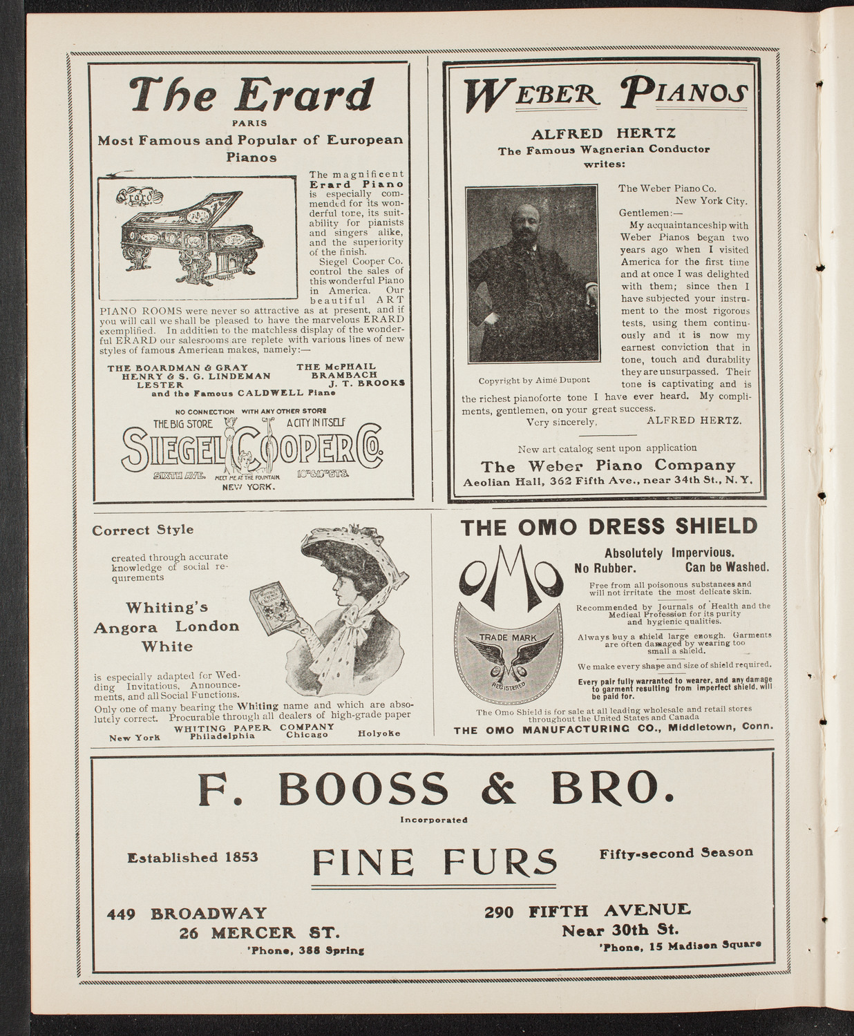 People's Choral Union, March 20, 1905, program page 6