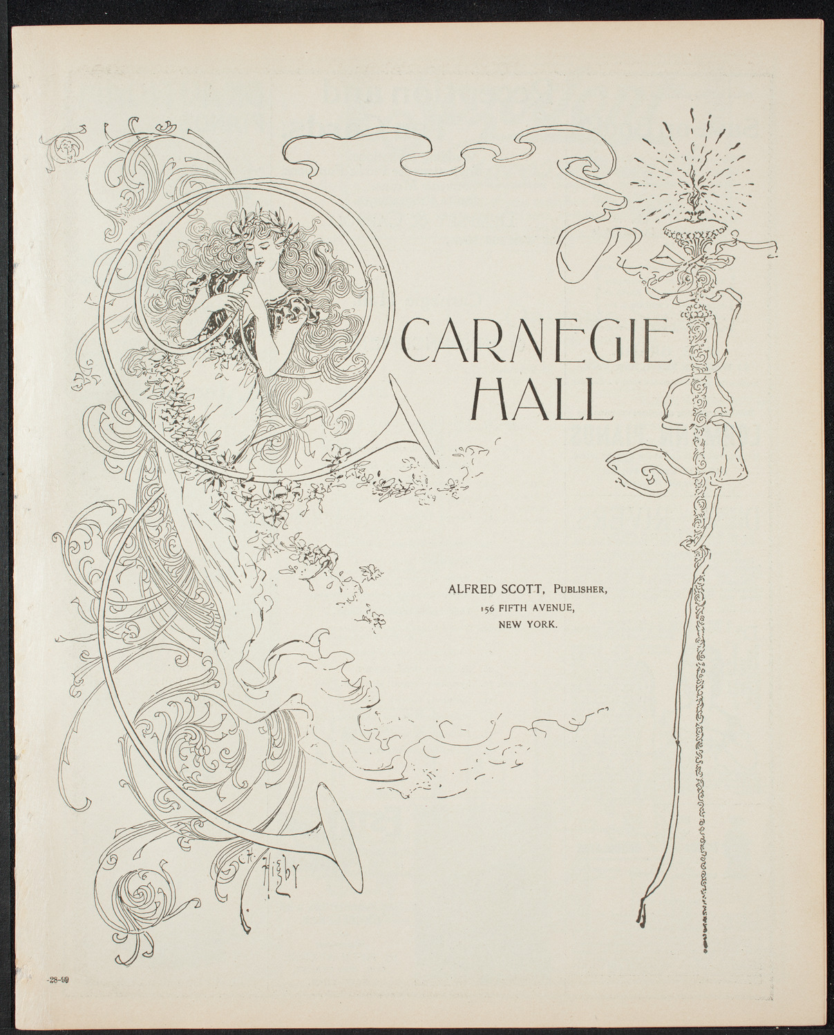 Symphony Concert for Young People, January 28, 1899, program page 1