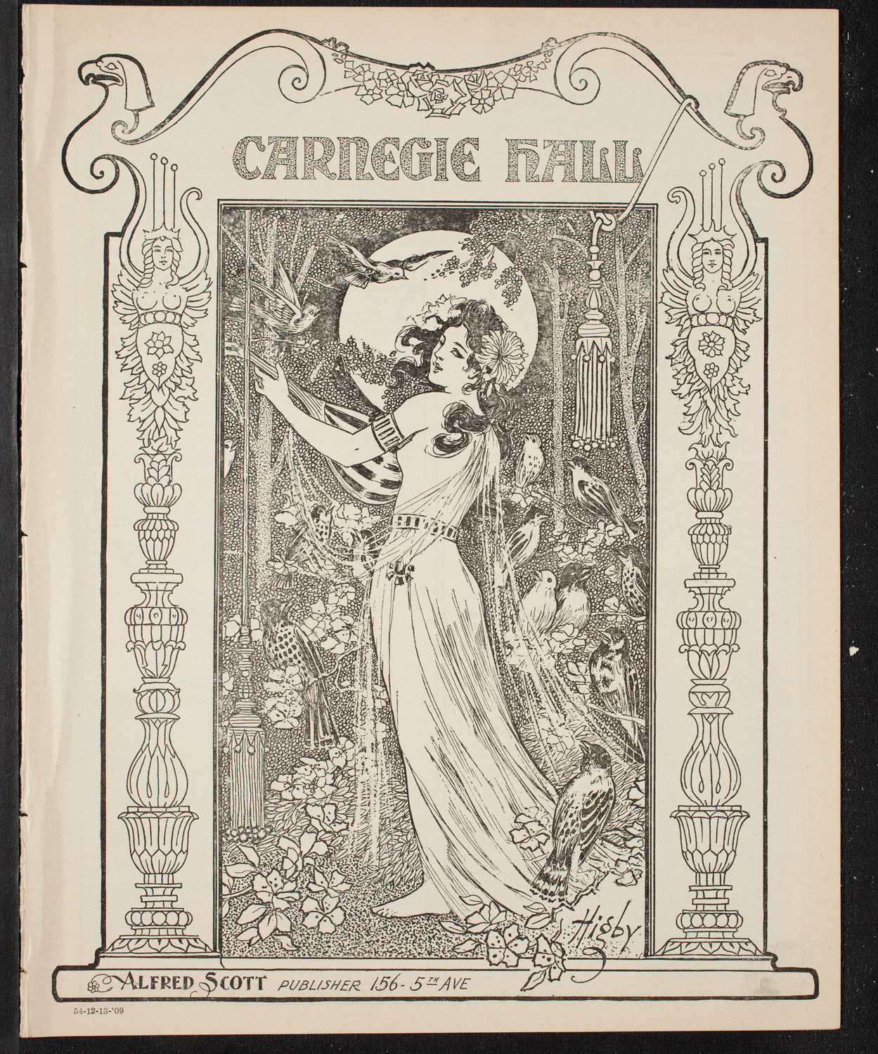 Elmendorf Lecture: At the Gates of the East, December 13, 1909, program page 1