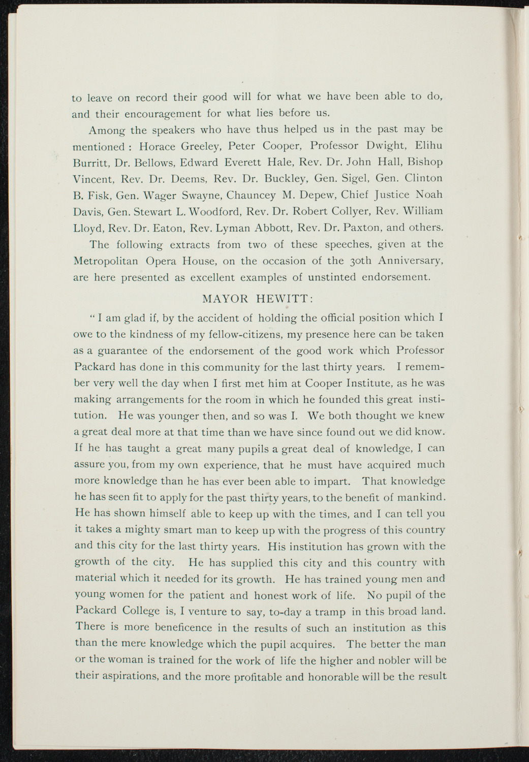 Graduation: Packard's Business College, May 21, 1891, program page 8