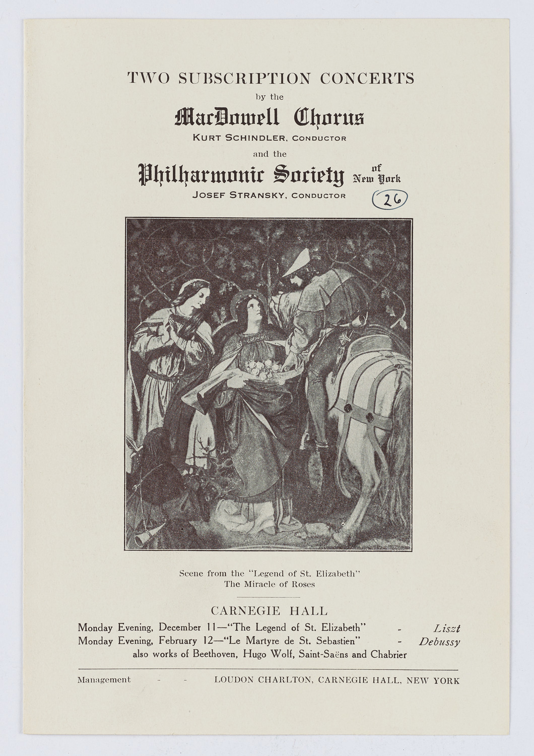 MacDowell Chorus, 1911-1912