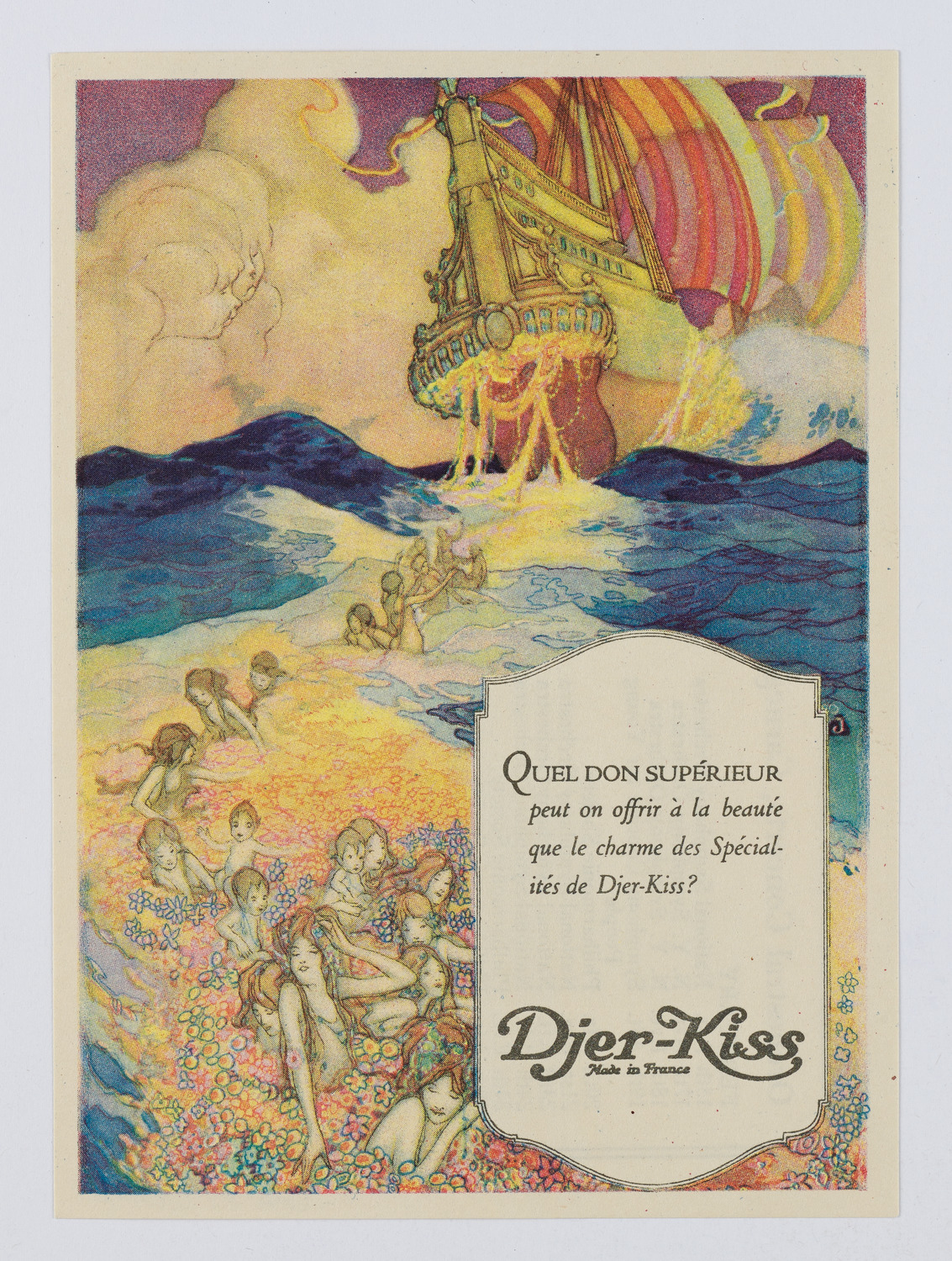 Djer-Kiss Cosmetics Orchestral Concert Schedules, 1921