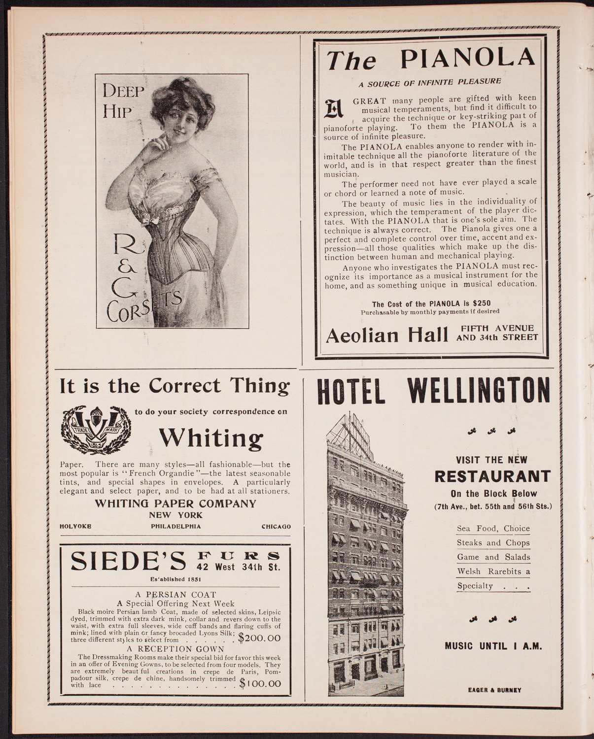 New York Philharmonic, November 15, 1902, program page 6