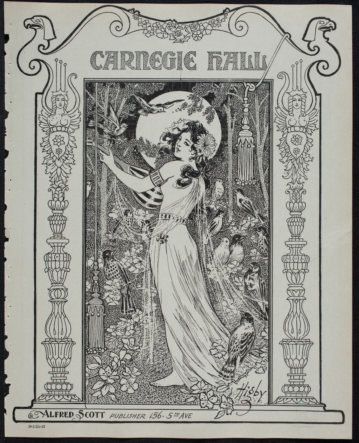 John McCormack, Tenor, with Marguerite Namara-Toye, Soprano, February 22, 1913, program page 1